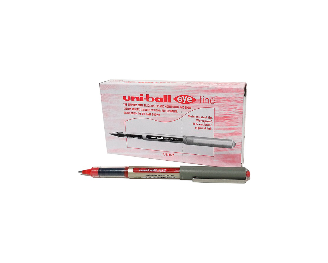 BOLIGRAFO UNI UB-157 0.7 EYE FINE ROJO