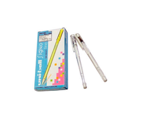BOLIGRAFO UNI UM-100 SIGNO 0.7 CREMA BLANCO