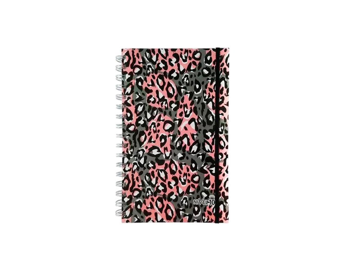 CUADERNO NIVEL 10 A5 -6378- ANIMAL PRINT T/D 120 #