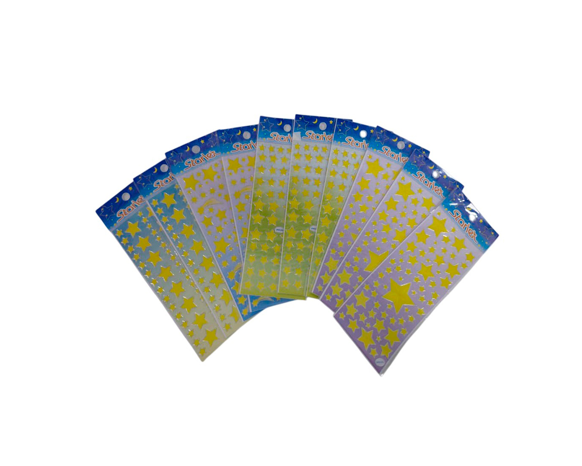 STICKERS ESTRELLA 1 x 10 U.