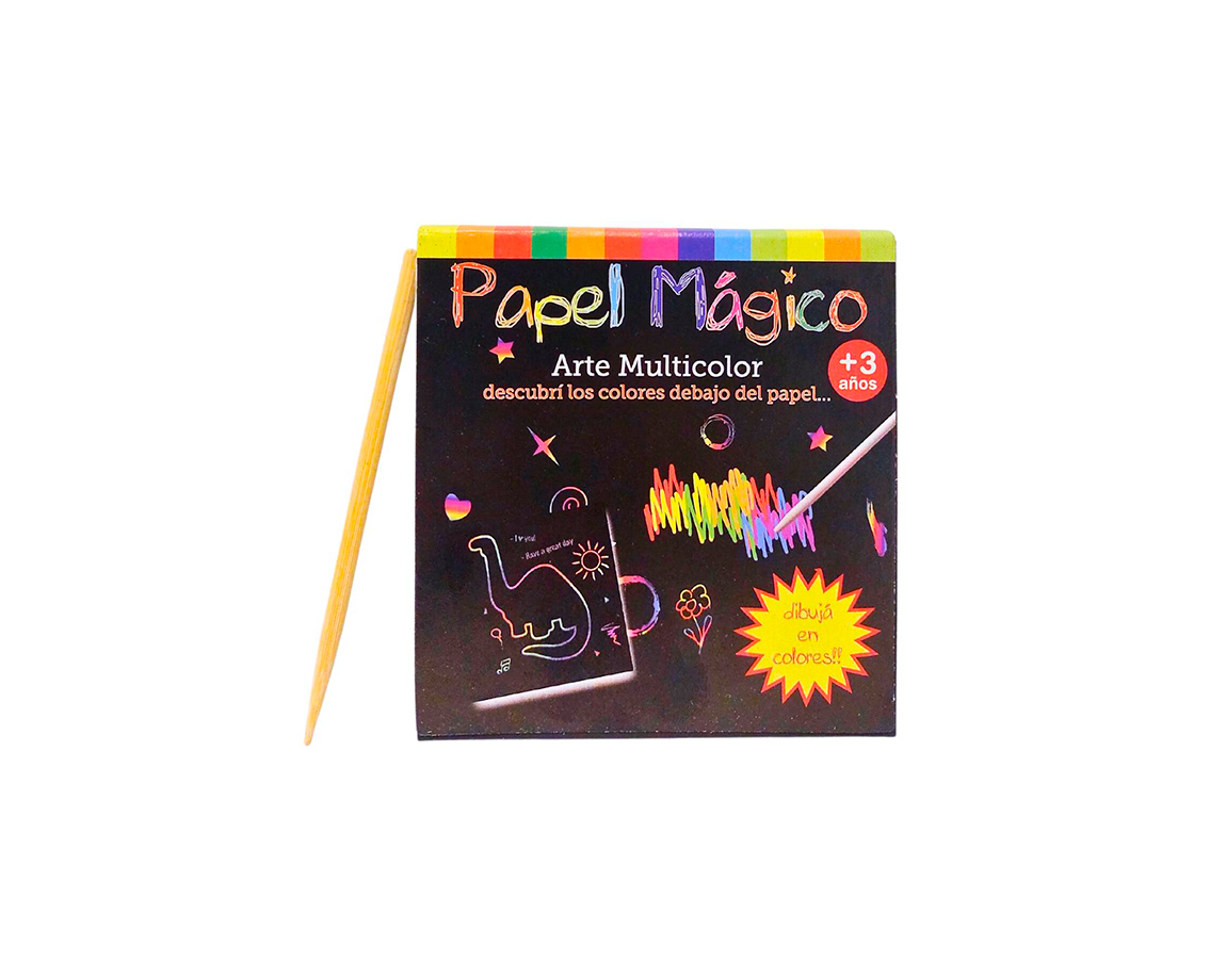 PAPEL MAGICO COLOURS SOBRE 25 HOJITAS EN EXH 12523