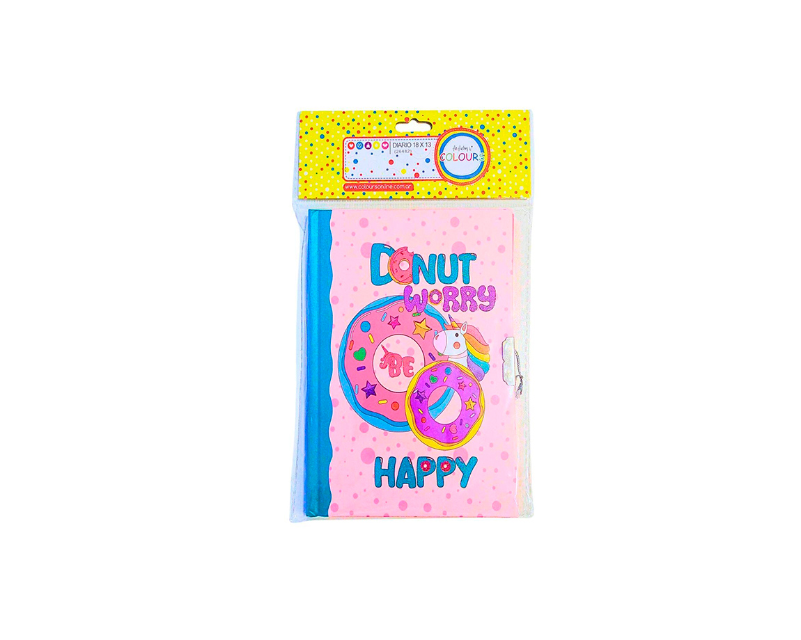 DIARIO COLOURS 26482 DONUTS 18X13CM