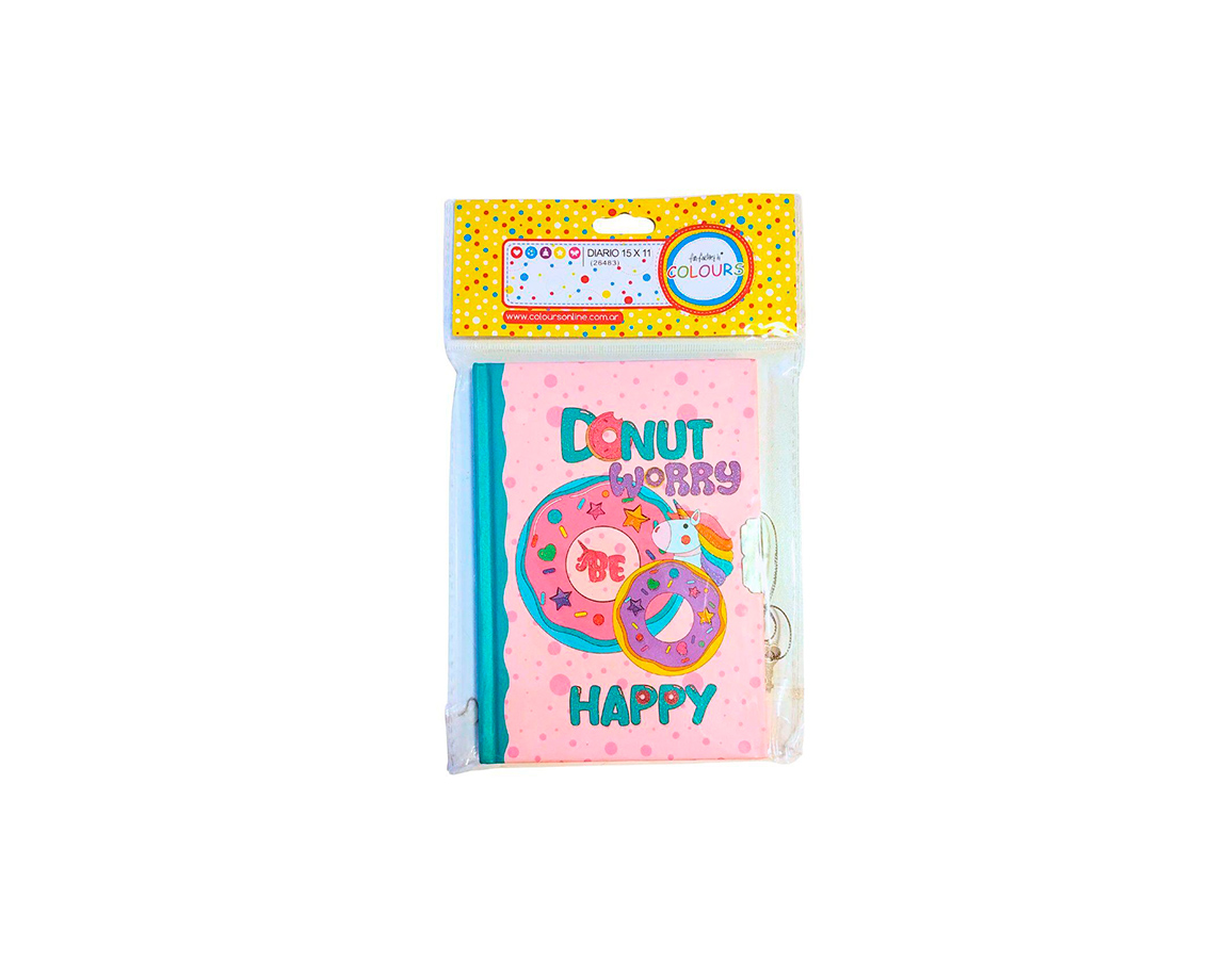 DIARIO COLOURS 26483 DONUTS 15X11CM