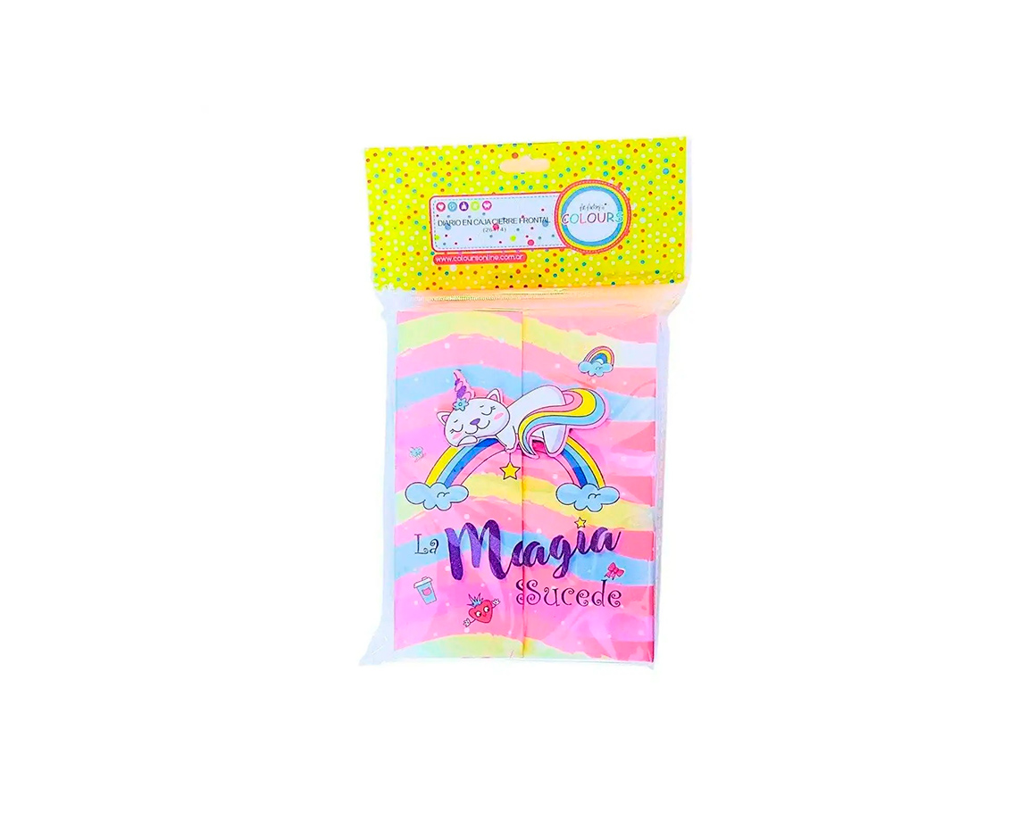 DIARIO COLOURS 26488 MIAU 15X11 CAJA IMANTADA