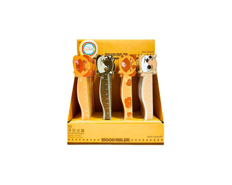 REGLA DE MADERA COLOURS PERROS 12CM 26688