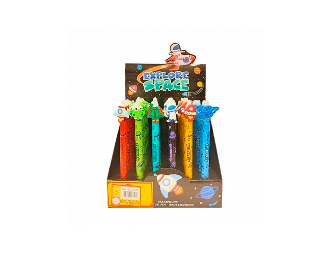 BOLIGRAFO COLOURS 27043 BORRABLE ESPACIAL RETRACTIL