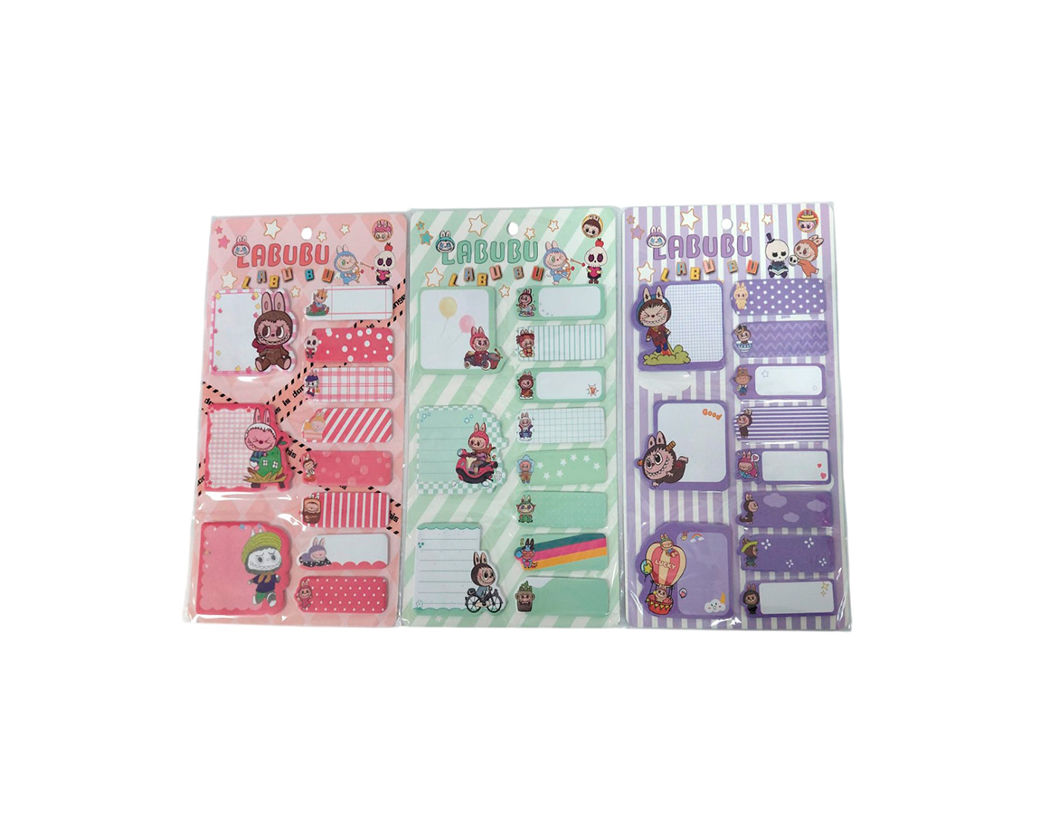 NOTAS POST IT COLOURS 28400 LABUBU -YSD-0241-1-