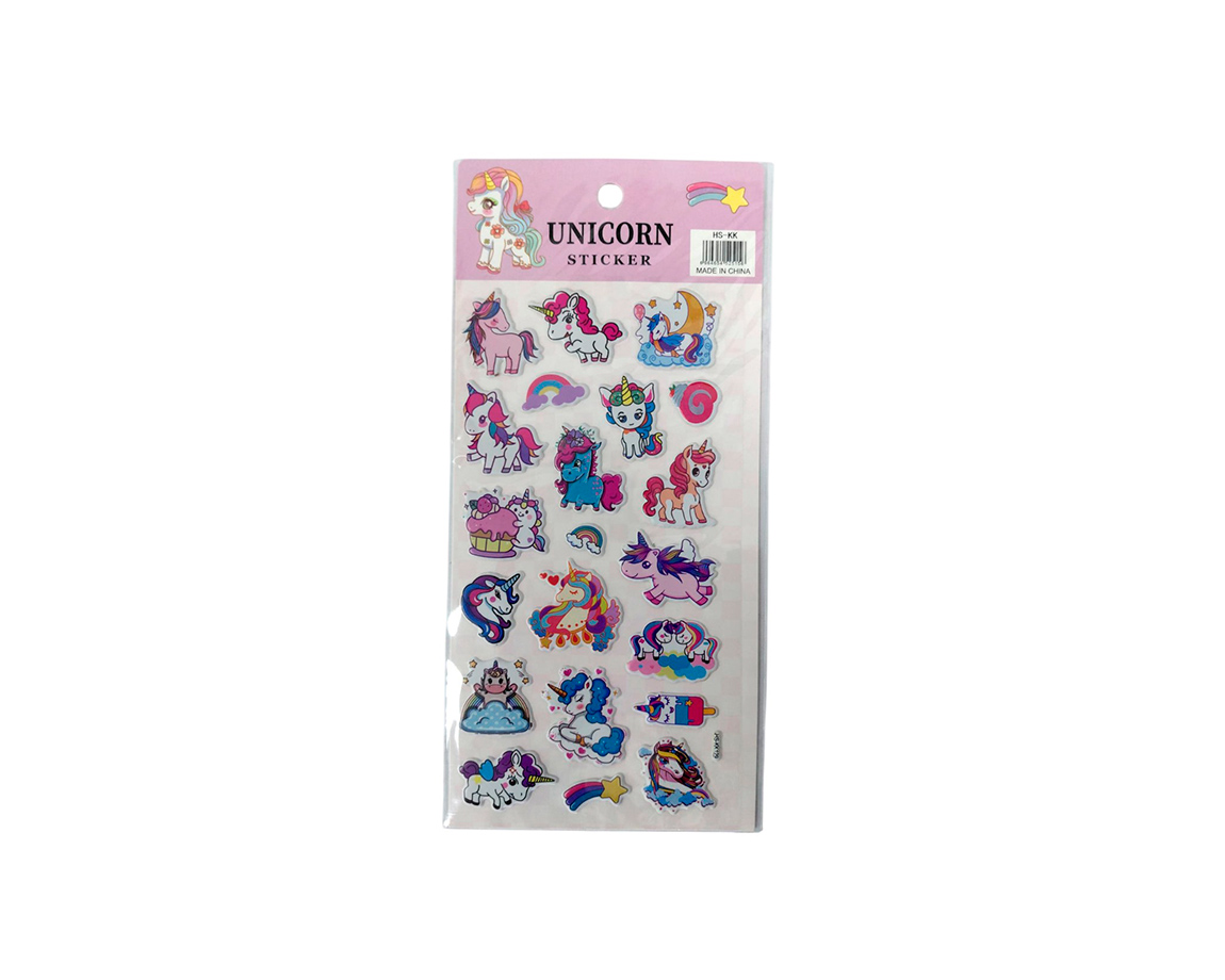 STICKERS COLOURS 28630 UNICORNIO
