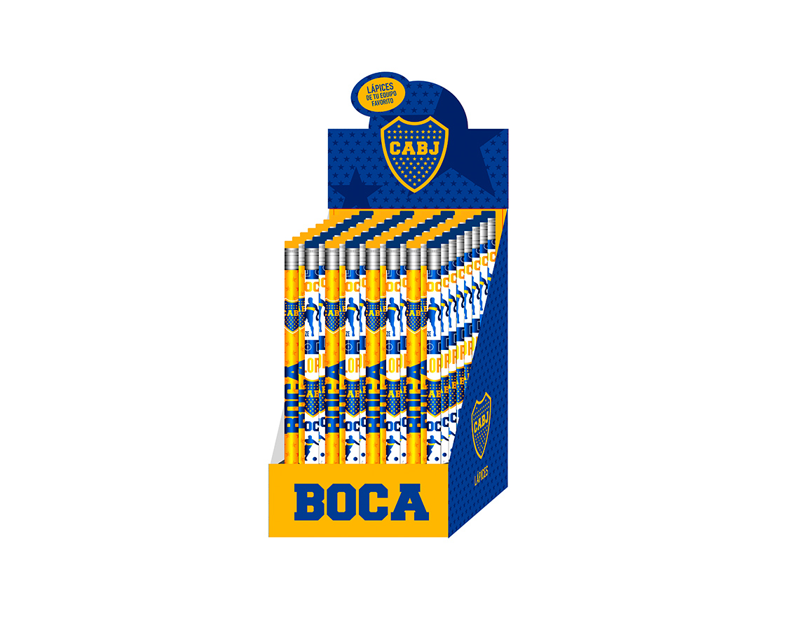 LAPIZ CRESKO BO239 BOCA JR C/GOMA