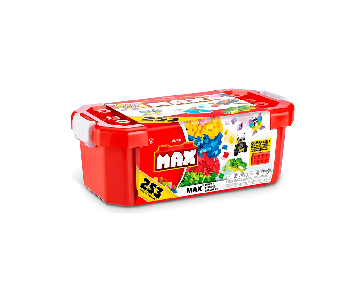 JUGUETE MAX CLASSIC 7642 BRICK CONTAINER 253 PIECES 8346