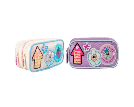 CARTUCHERA FOOTY F263030 2 CIERRES WONDER POCKETS