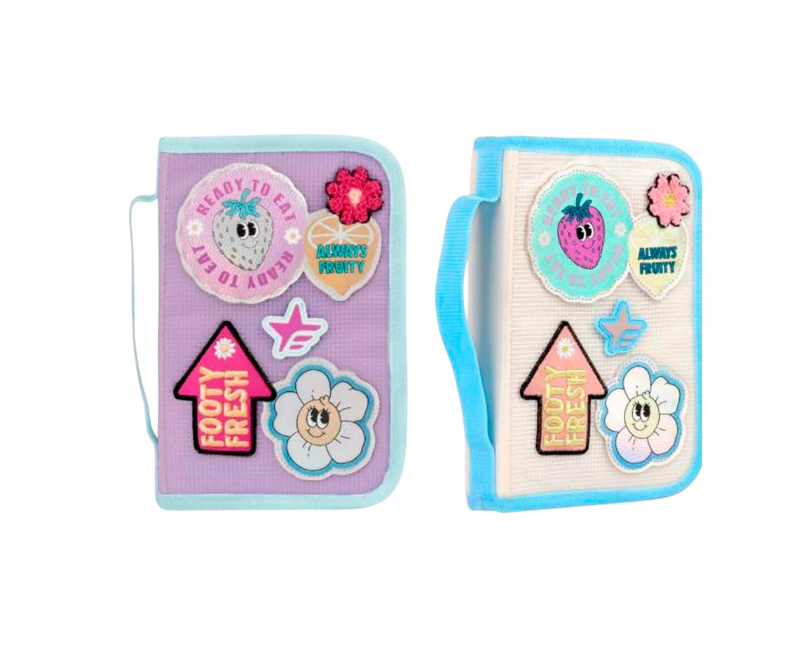 CARTUCHERA FOOTY F263034 RIGIDA 1 CIERRE WONDER POCKETS