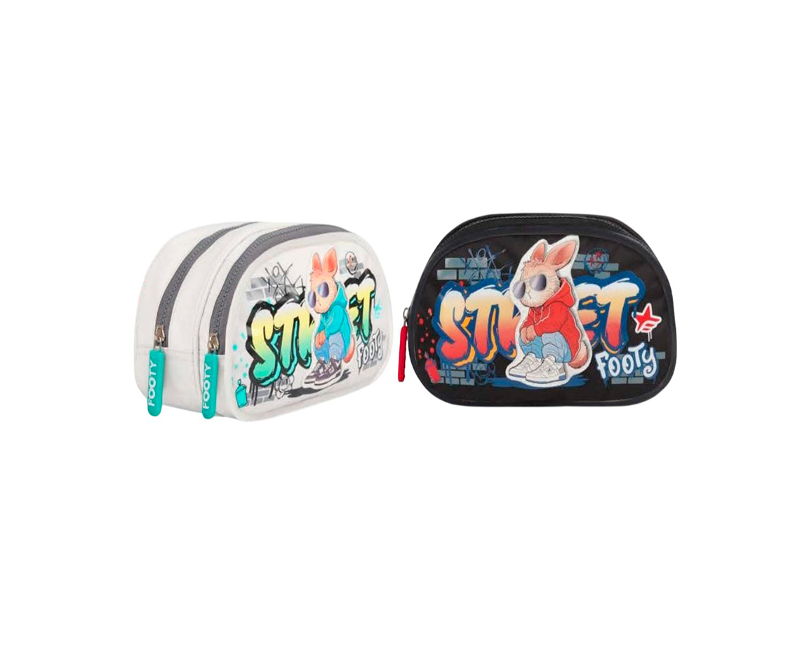 CARTUCHERA FOOTY F264040 2 CIERRES STREET STYLE