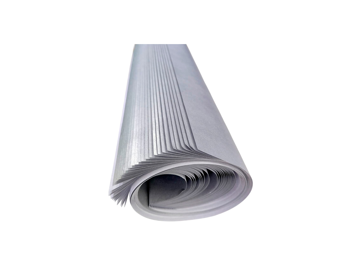 PAPEL AFICHE PEQUE PLATA 70x100 25u