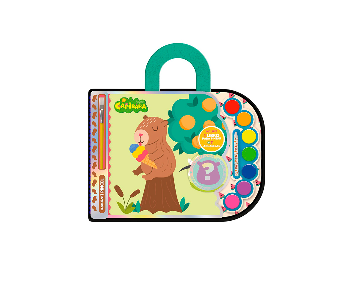 LIBROS VERTICE 6552 ACUARELAS N° 2 CAPIBARA