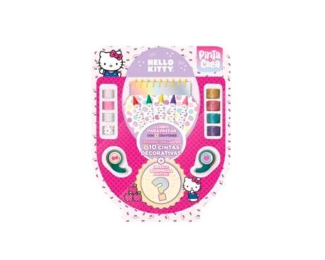 LIBROS VERTICE 6495 PINTA Y CREA N°4 HELLO KITTY