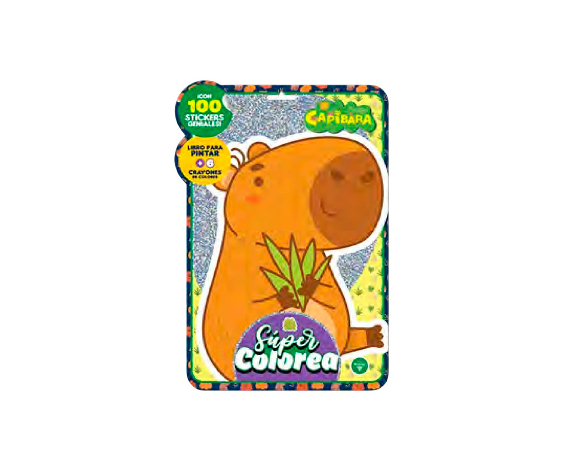LIBROS VERTICE 6535 SUPER COLOREA N°10 CAPIBARA