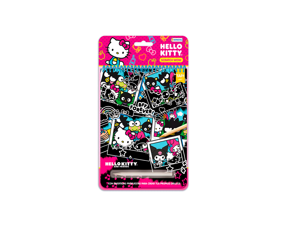 LIBRO ACTIVIDADES KUROMI SCRATCH WOW KTY19845