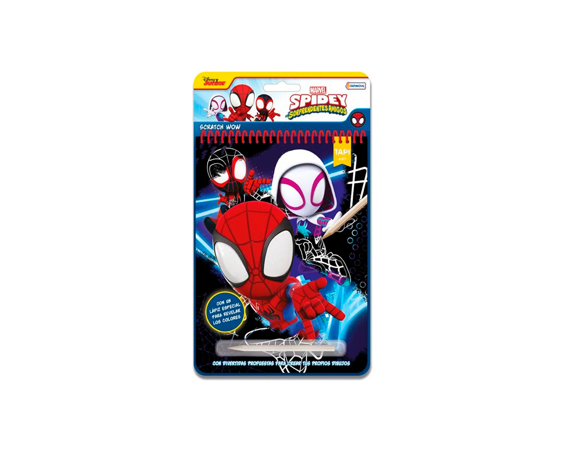 LIBRO ACTIVIDADES SPIDERMAN SCRATCH WOW VSP03324