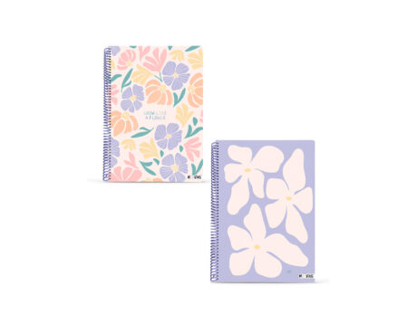 CUADERNO MOOVING 1208241 UNIVERSITARIO RAYADO GARDEN