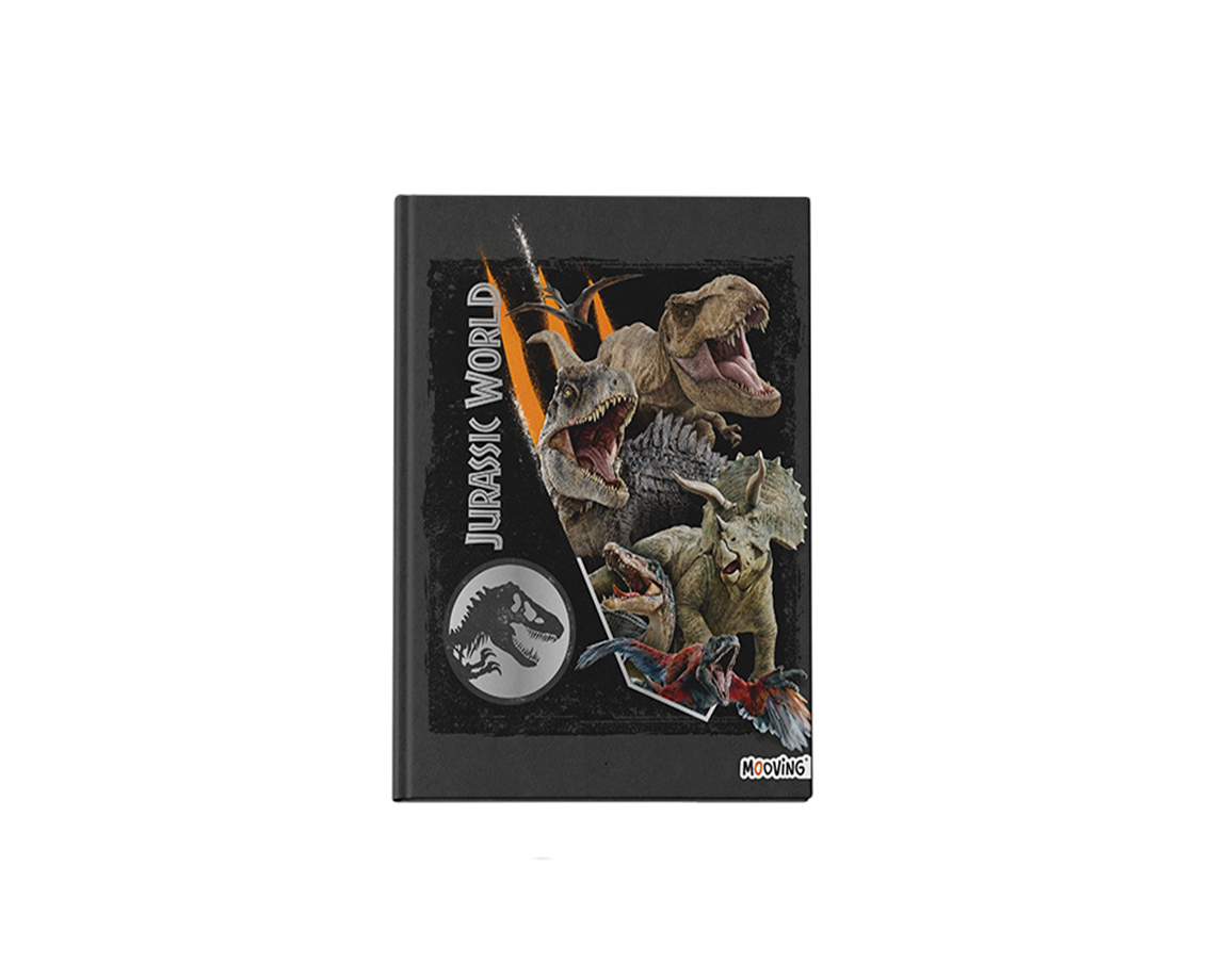 CUADERNO MOOVING 1203232 16X21 T/D COSIDO 48 HJS JURASSIC WORLD