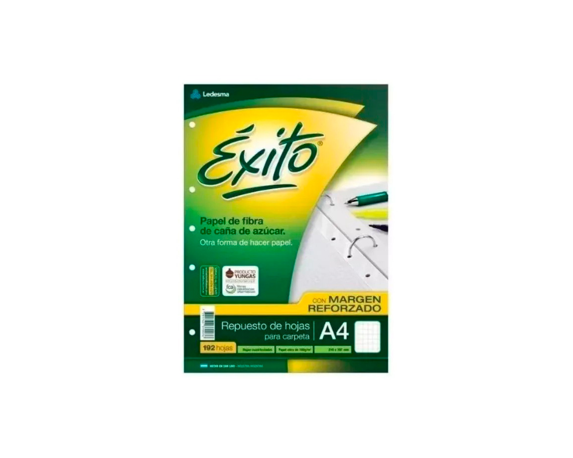 REPUESTOS EXITO ECOLOGICO A4 x192 H #