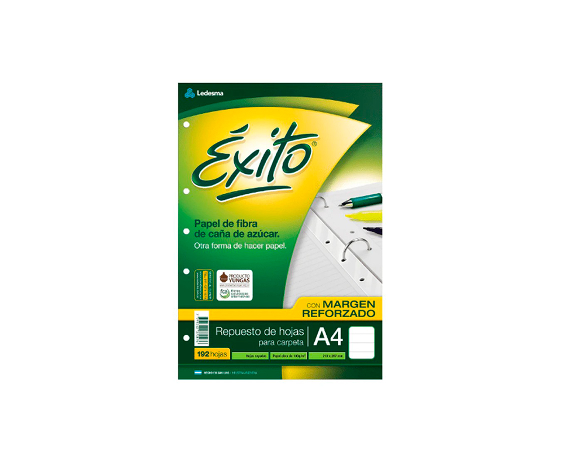 REPUESTOS EXITO ECOLOGICO A4 x192 H =