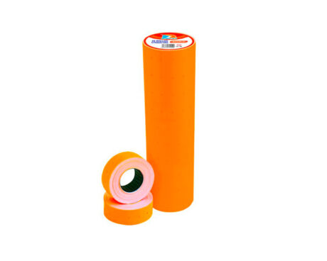 ETIQUETAS EZCO ROLLO 6/8 DIG. FLUO  NARANJA