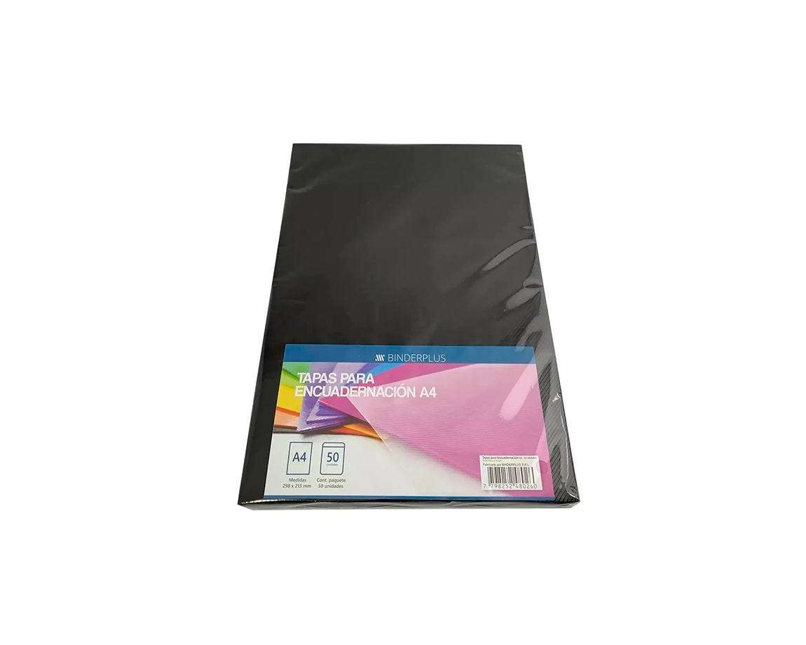 ENCUADERNAC TAPA A4 RENZ x360 MIC NEGRO