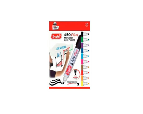 MARCADOR TRABI 450 PIZARRA x 10 U. SURT