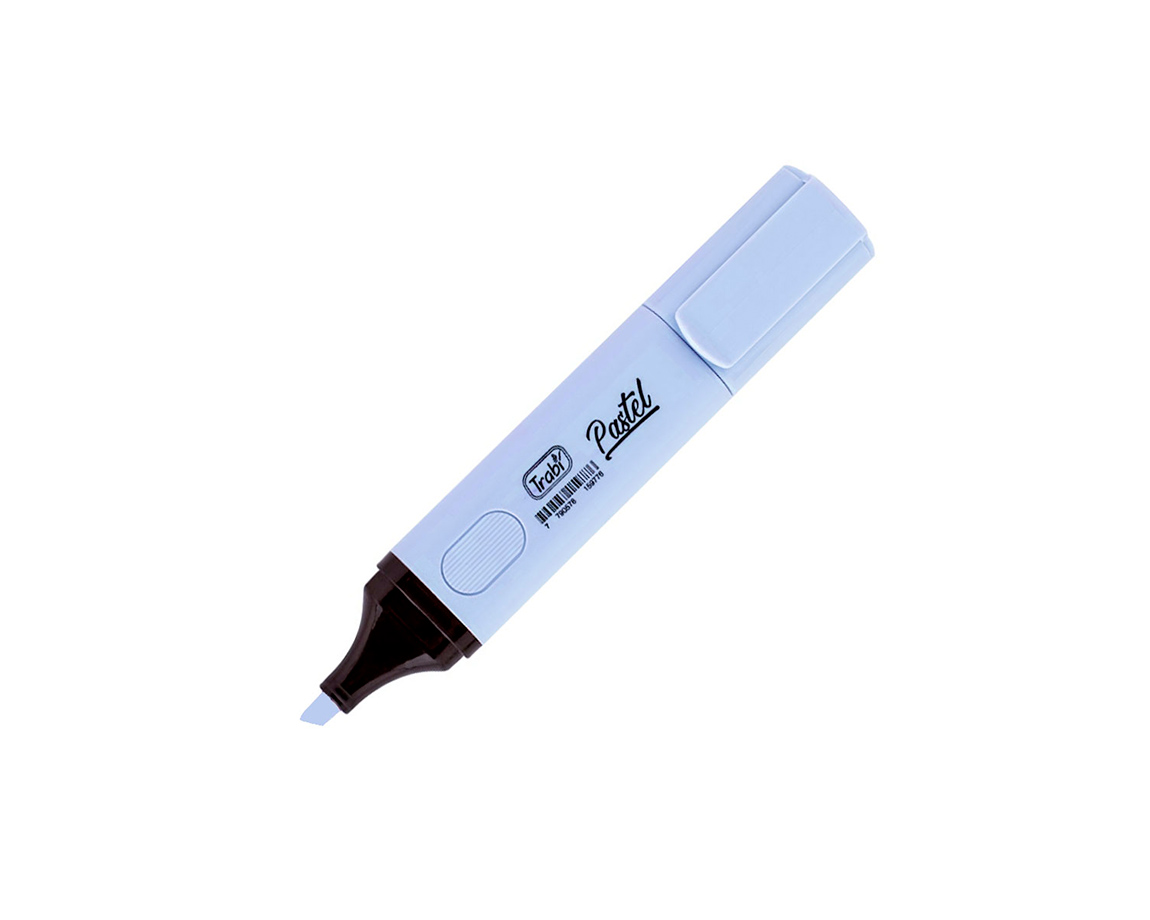 RESALTADOR TRABI PASTEL CELESTE