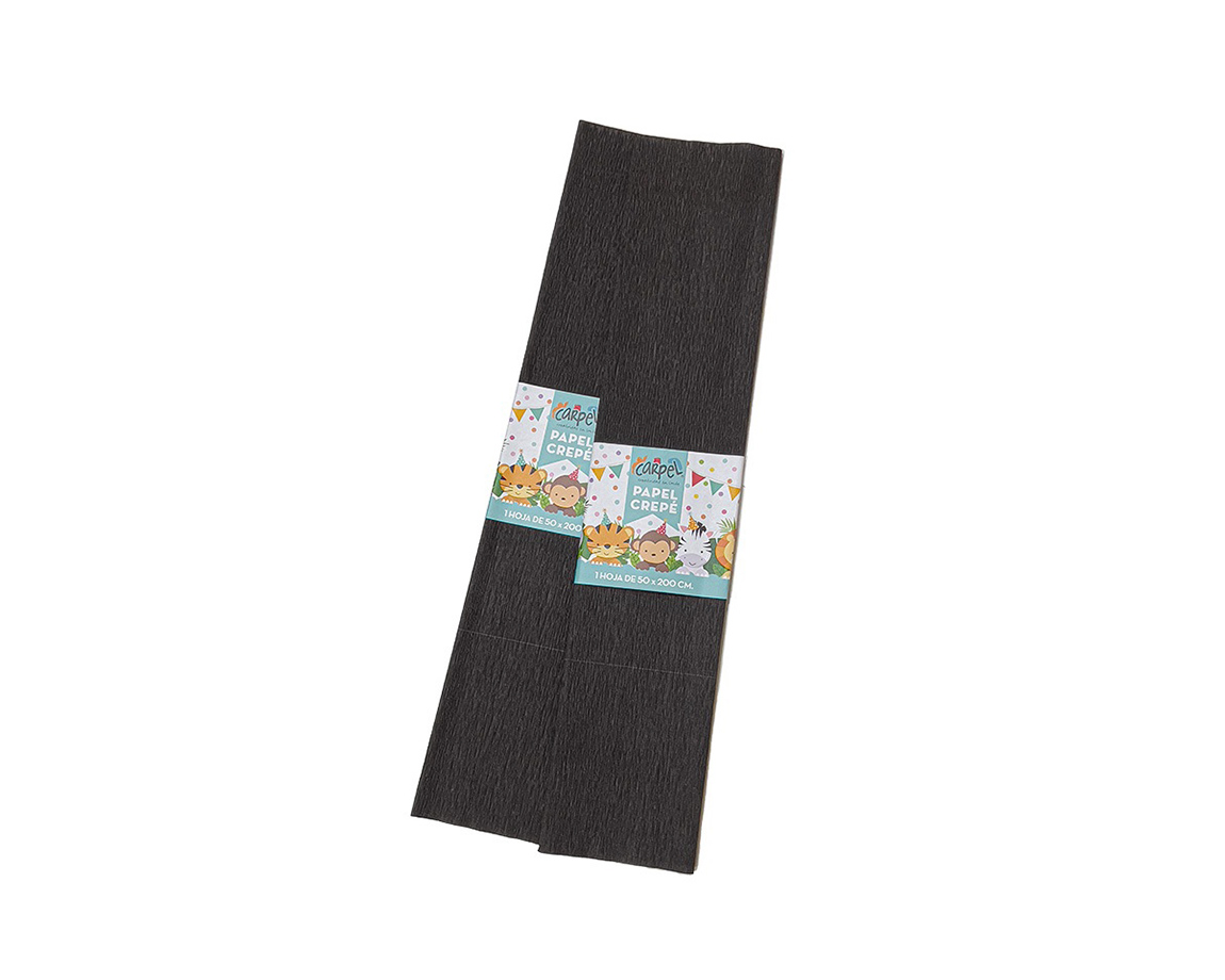 PAPEL CREPE CARPEL NEGRO