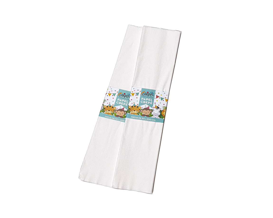 PAPEL CREPE CARPEL BLANCO