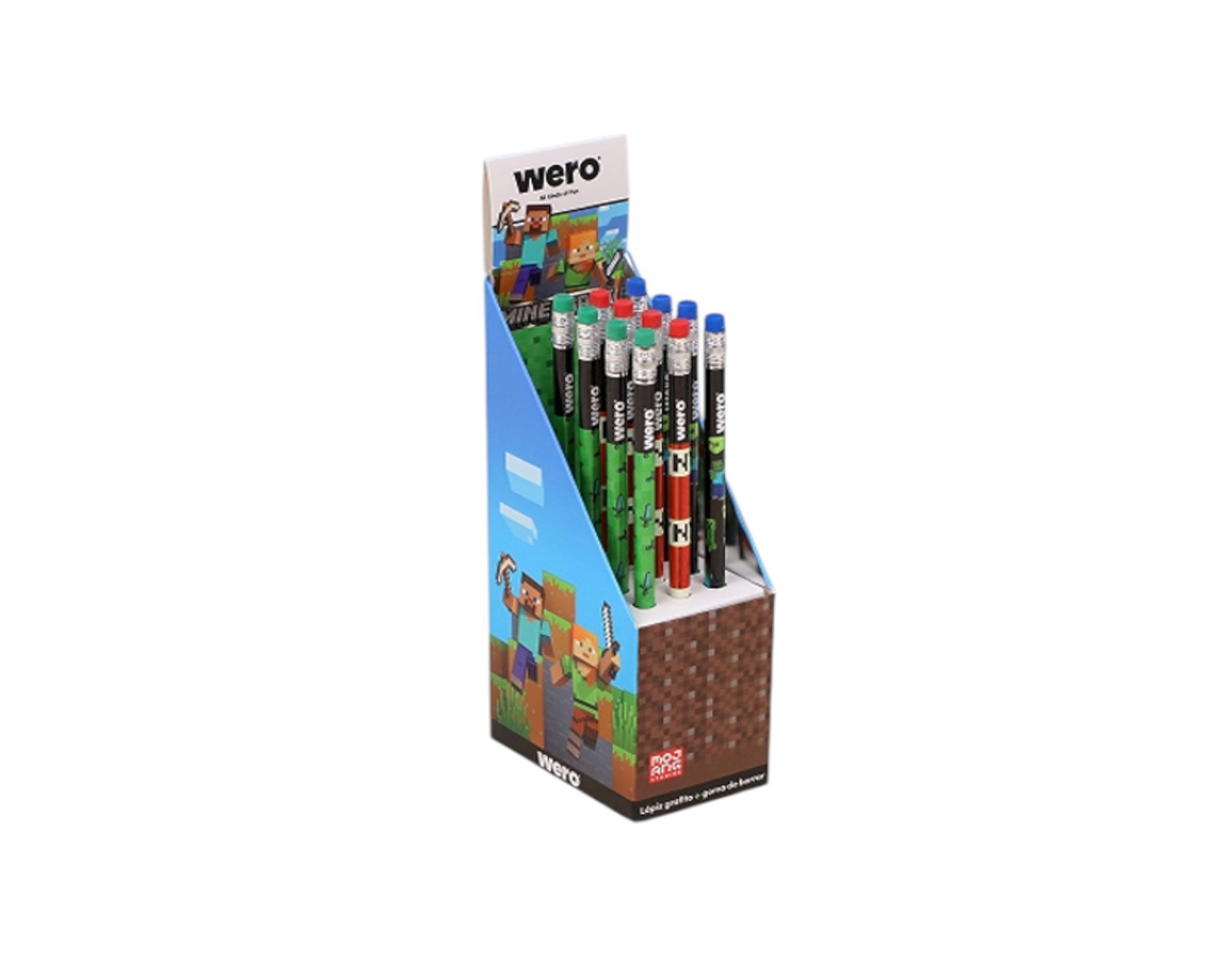 LAPIZ WERO WE4353 MINECRAFT CON GOMA