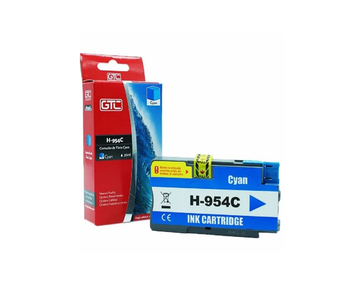 CARTUCHO GTC HP H-954 CYAN HP7740