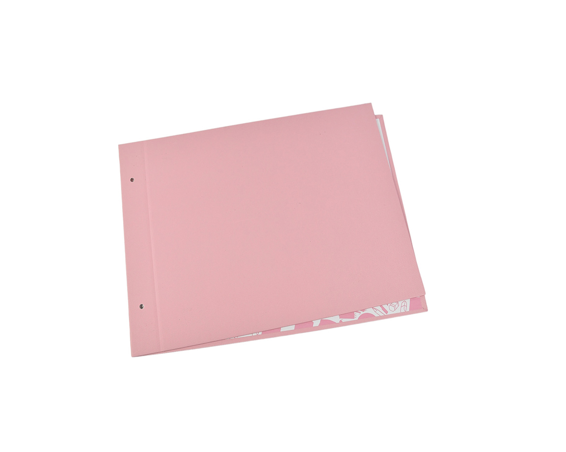 CARPETA EZCO N°5 ROSA PASTEL 2 TAPAS