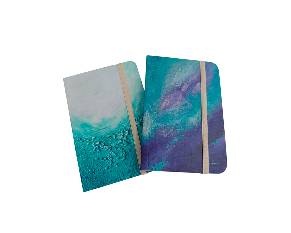 LIBRETA NAT POCKET 9.8 x 14.5 cm 80 H. = OCEAN