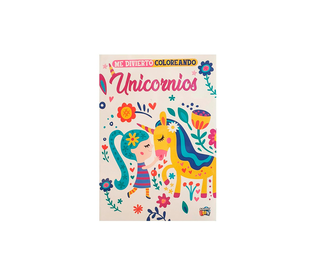 LIBROS SCHOOL FUN PLOW LIST-399 ME DIVIERTO COLOREANDO UNICORNIOS