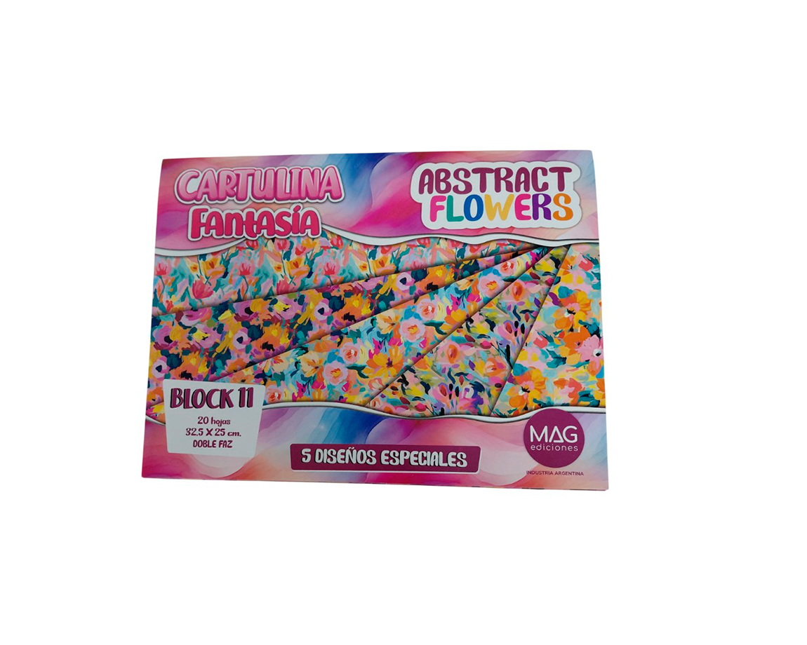 BLOCK MAG CARTULINA FANTASÍA 11