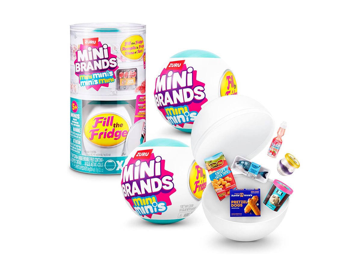 JUGUETE ZURU 7892 MINI BRANDS FILL THE FRIDGE - CAPSULAS PARA LLENAR HELADERA
