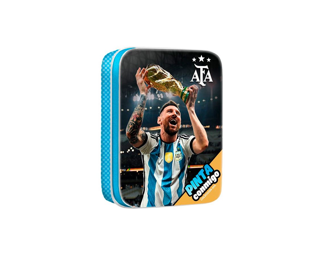 LATA VERTICE PINTA CONMIGO 6696 AFA MESSI 1