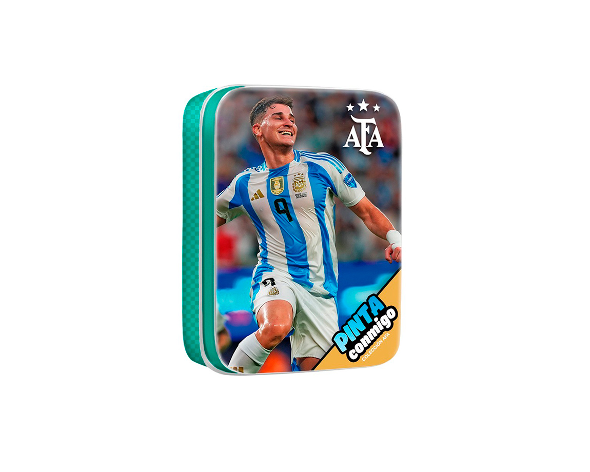 LATA VERTICE PINTA CONMIGO 6856 AFA JULIAN ALVAREZ