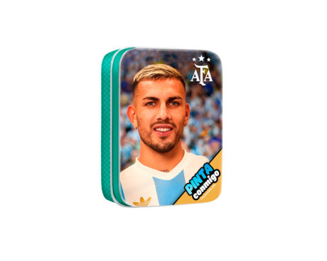 LATA VERTICE PINTA CONMIGO 6857 AFA LEANDRO PAREDES