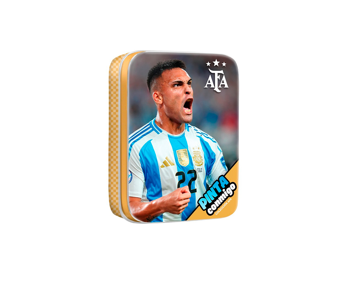 LATA VERTICE PINTA CONMIGO 6859 AFA LAUTARO MARTINEZ