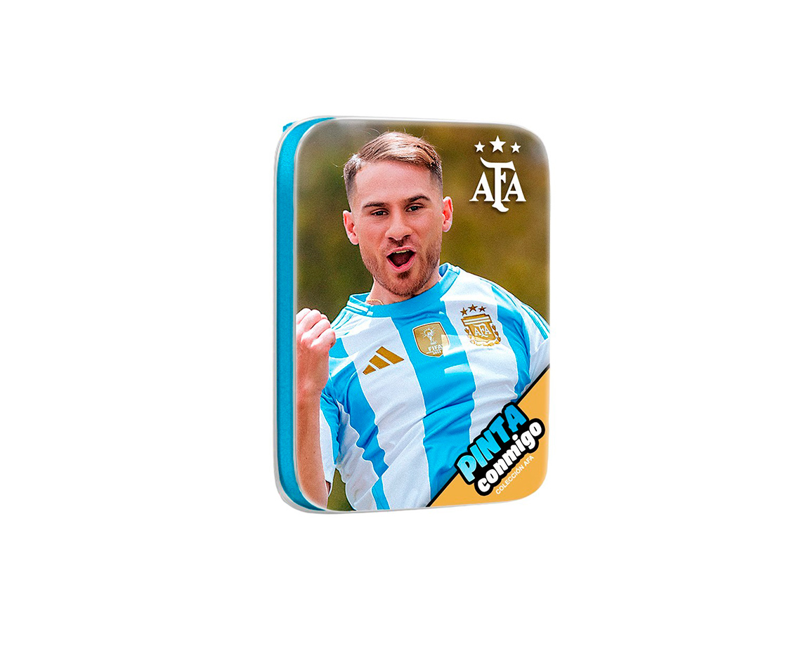 LATA VERTICE PINTA CONMIGO 6861 AFA ALEXIS MAC ALLISTER