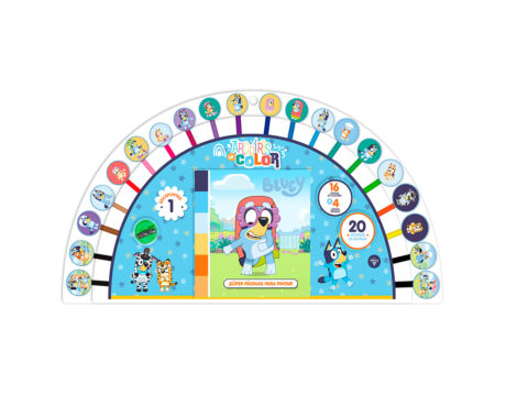 LIBROS VERTICE 6589 ARCOIRIS DE COLOR BLUEY