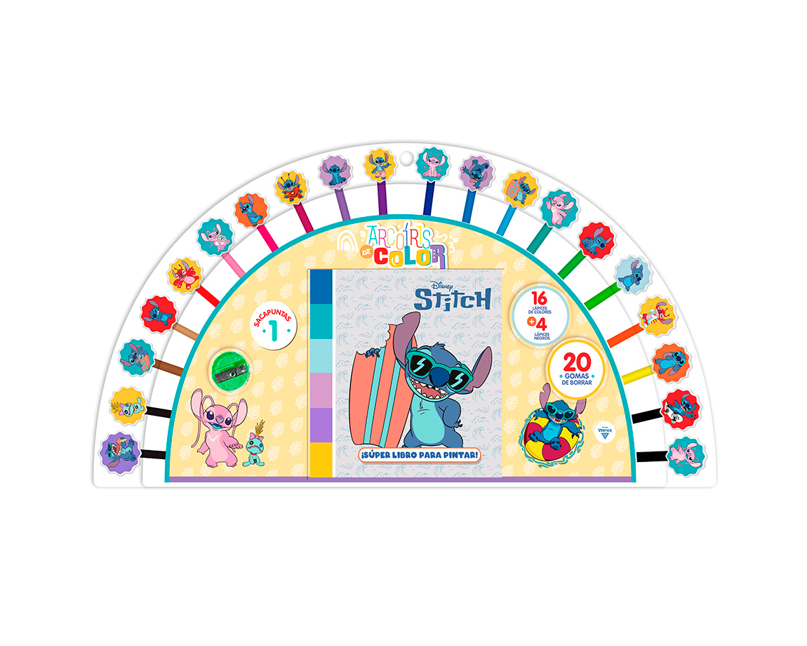 ARCOIRIS DE COLOR VERTICE 6590 STITCH