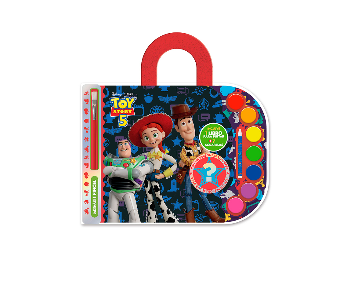 LIBROS VERTICE 6652 ACUARELAS TOY STORY 5