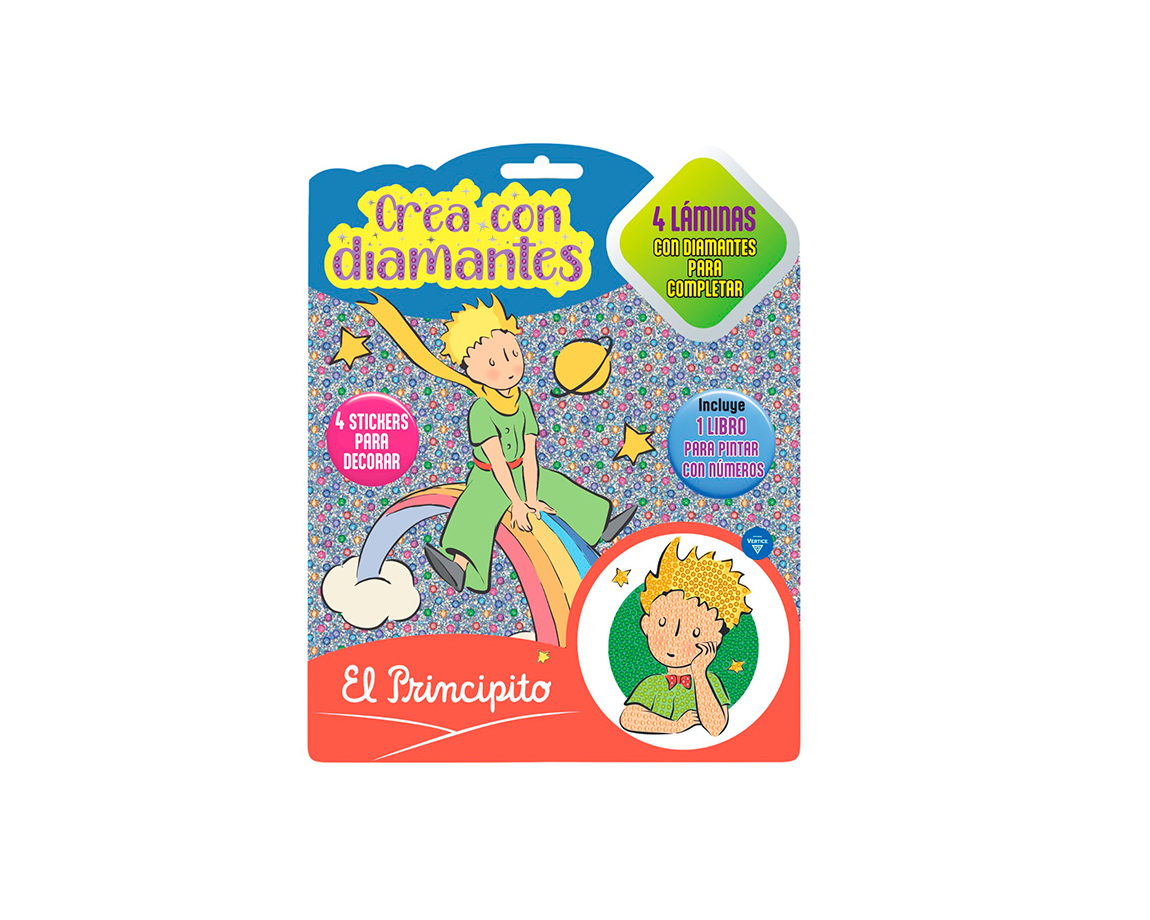 LIBROS VERTICE 6706 EL PRINCIPITO CREA CON DIAMANTES