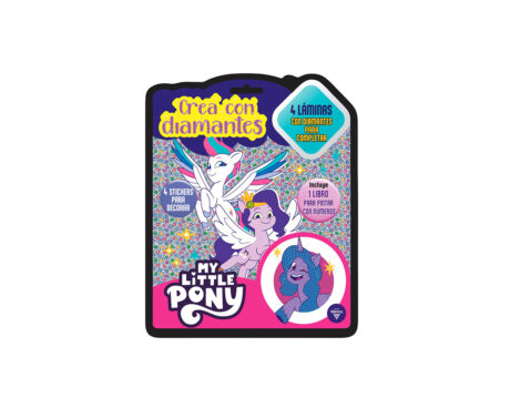 LIBROS VERTICE 6709 PEQUEÑO PONY CREA CON DIAMANTES